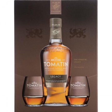 Tomatin Legacy Glasspack Front of Box MAB